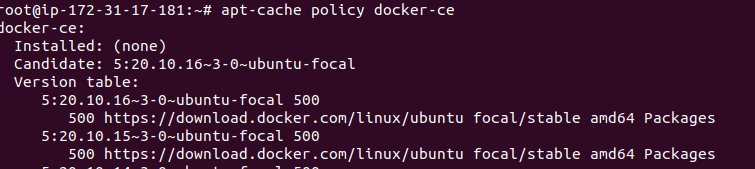 Image used to check whether Docker is installed or not